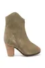 New Isabel The Dicker Suede Ankle Boots Genuine Leather Fashion New Pop Marant Paris Westerninspired Runways Dicker Booties Shoes5520908