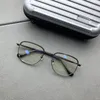 Occhiali da sole cornici di grandi dimensioni Lonee quadrate personalizza gli occhiali trasparenti di luce anti -blu da donna con occhiali per occhiali vintage telaio