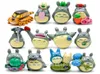 12pcs Studio Ghibli Totoro Mini Resina Figuras de Ação Hayao Miyazaki Toppers de Bolo Miniatura Figuras Dolls Decoração de Jardim C02202381859