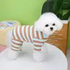 Jumpón de ropa para perros Pajamás Cat Abrigo Chihuahua Bichon Poodle Shih Tzu Pomeranian Yorkshire Schnauzer Pet Clothing