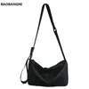 Sacs à bandoulirs Messer Messager Fashion Japonais Simple Pu Femme Femme Wild Ins Trend Couple Sports