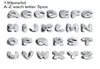 Weitere Optionen DIY -Zubehör Perlenkappen 130pcs 8mm English Alphabet Dia Letters Charms Stratzenstone Fit Pet Kragen Armband Keychain7057884