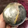 Figurine decorative naturali Black Moonstone sfera in quarzo Cristalli minerali Crima gemme Ball Reiki Healing Fine Home Decoration