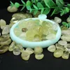 Figurines décoratives 12-18 mm 100g Natural Citrine Crystal Quartz Gravel Spécime de guérison Reiki de pierre pour aquarium Home Decor