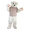 2024 Halloween Taille adulte Polar Bear Mascot Costume Costume personnalisée Costume de fantaisie kit Mastret Mastret