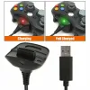 Ładowarki do bezprzewodowego zdalnego sterowania Xbox 360 kabel ładujący USB ładowanie adapter