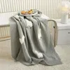 Couvertures moutons broderie tridimensionnelle en tridimenntiration du canapé adulte de la couverture de canapé adulte du bureau de bureau