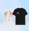 Men039S TSHIRTS LETTRE DE MODE DRIP COLLAGE IMPRESSION TSHIRTS Men Femmes Designer Streetwear Tee Shirts Men Summer Summer Short Sleeve Hip2717522