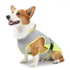 Собачья одежда лето-охлаждающее жилет для домашних животных теплопроницаемость охлаждающая одежда для солнечной защиты для прогулки на открытом воздухе