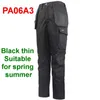 Men's Pants Multi Style Men Work Multifunctional Cargo Twill Fabric Trousers Outdoor Casual