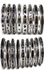 50pcs Multistyles Mix Rotating Stainless Steel Spin Rings Men Women Spinner Ring Whole Rotate Band Finger Rings Party Jewelry4410037