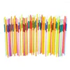 Disposable Cups Straws Plastic Extendable Straw For Drinking Drinks Juice Or Kids DIY Various Modeling