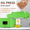 Pressisten Dearok108 Ölpresse Haushalt kleiner Edelstahl Ölpresse 820W