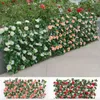 Fleurs décoratives Durable de haute qualité de haute qualité Supplies de clôture de jardin en expansion Ornement Trellis Wall Leaf Wood