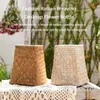 Vaser Flower Rattan Weaving Decoration Basket Handikraft Vase Bedroom Office