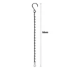 Hooks Metal Hanging Chains Sturdy Bird Feeder Iron Widely Used Practical Plant With S Hook