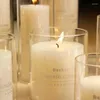 Kerzenhalter Glas für Wohnkultur moderne Hochzeitsmittelstücke stehen Candlestick Halter