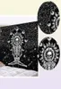 CAMMITEVER Skull Yoga Tapestry Travel Sleeping Pad Polyester Fabric Skeleton Printed Wall Hanging Tapestry 2106092593900