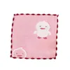 Serviette 5pcs serviettes bébé bain carré né nés visage doux coton enfants de jardin d'enfants à la main set toalha havlu w008