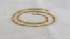10 k żółty stały złoty GF 6 mm podwójny kusz kubański włoski łańcuch łączy Naszyjnik 20 cali 4754667