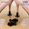 100 paires / lot antislip High Heel Protecteurs Stiletto Round Couvre de protection Silicone Stopper pour la fête de mariage Bridal Party