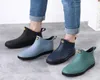 Regenstiefel aus kurzen Stiefeln Küche Nonslip Gummi Schuhe weiche Schuhe mit Arbeiten mit Arbeitskräften Versicherung Fashion Unisex wasserdichte Schuh9940574