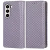 Для Samsung Z Fold 5 Cover Leather Flip Stand Wallet Deluxe Phone Case для Galaxy Z Fold5 5G Pearlescent Check Case Cash