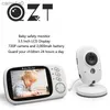 Bébé moniteurs QZT VB603 Video Monitor bébé 3,2 pouces LCD Écran Vision nocturne Surveillance Caméra audio 2 voies