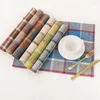 TABLET MATS PLACE PLAIS PLAIT PLATMAT COTTON DINATE