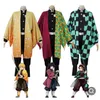 Dorosły Zenitsu Giyu Tanjirou Kamado Nezuko Cosplay Kobiety Child Men Kimono Mundur Cosplay Costplay