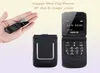 Originele longcz J9 066quot kleinste mobiele telefoons mini flip mobiele telefoon draadloze bluetooth dialer fm magic voice hands earp4097257