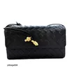 Andiamo Long Clutch Handtasche Bottegvenetas 7a Weave Handswen Women Clutchs Bag Leder kleiner Beutelqualität und ein Umhängungsbagymo7