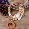 Mobiles # en bois teether baby play gym Crocket perles houx pendentif en bois