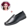 Casual Shoes El Restaurant Women Chef Canteen Kitchen Cook Flat Send Headscarf Catering Female Waiter Lacing Work