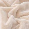 Presentata peluche, coperta da lancio, caldo, super confortevole, letto, lusso, caldo, copertura di divano, 130x160 cm, inverno