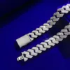 26 mm Hip Hop a ghiaccio a 4 file zircone diamond Miami Big Cuban Link Chain