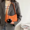 Bag TOBO Women Orange Underarm Retro Solid Color Multi Colors Fashion Design Girls Small Shoulder Bags Cotton Casual Handbags
