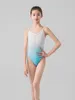 Sahne Giyim Qingqing Dance | Gradyan Bale Giysileri İthal Süt İpek Yüksek Kalça Vücut Eğitim Sanat Sınavı Jimnastik