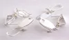 TAIDIAN Gümüş Fingerail Küpe Postası Kadınlar için Beadswork Küpe Takı Bulma 50 Parça Yapıyor/Lot11956013
