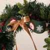 Classic Christmas Wreaths Door Hanging Christmas Decorations Garland For Home Decor Holiday Festive Party Supplies