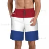 Shorts maschile uomo spiaggia asciugatura rapida bauli di nuoto in bandiera olandese da bagno costume da bagno bagni da bagno