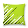 Oreiller Diagonales - Couvercle de couverture vert lime