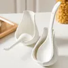 Cucchiai porta cucchiaio set zuppa ceramica per la casa del mestolo da cucina in ceramica piccola riposo utensili resistenti al calore