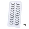 100/500 Pairs False Eyelash 3D Faux Mink Lashes Natural Soft Volume Long Thick Eyelashes Extension Wholesale Items for Business 240407