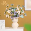 Dekorative Blumen simulieren Single Branch Schöne Seiden Stoff Weihnachtsrosen schießen Home Party Dekorieren Sie einfache Möbel gefälscht