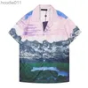 Men's T-Shirts designer Fashion T Shirt Haii Floral Letter Print Beach Shirts Mens Designer Silk Bowling Shirt Casual Men Summer Short Sle Loose Asia Size M-3XL C24325