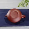 YIXING PURPLE CLAY POT、本物の、純粋な手作り、オリジナルミネラル、紫色の謙虚、お茶製造ポット、350ml