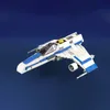 Space War MOC New Republic Combat Wing Fighter Spaceship Building Blocks Interstellar Fighter Model Bricks Toy Children's Gifts