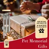 Decorative Figurines Personalized Pet Wind Chimes Custom Loss Chime Memorial Gift Bereavement Sympathy