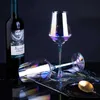 Kieliszki do wina luksusowe czerwone wino zbiór kubek galwaniczny kolorowy bez ołowiu kryształowy kryształowy wilet przyjęcie urodzinowe ifts narzędzie Bar49